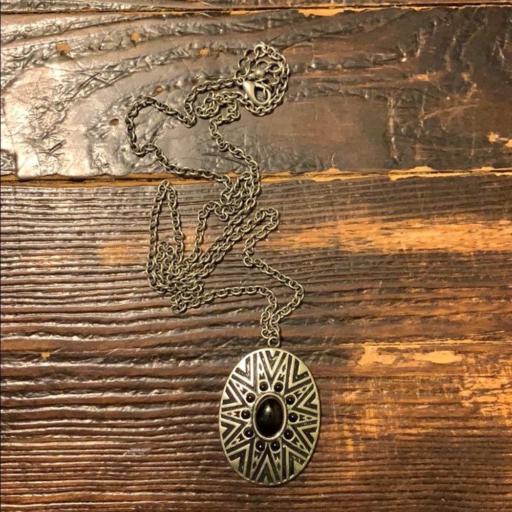 Large pendant necklace